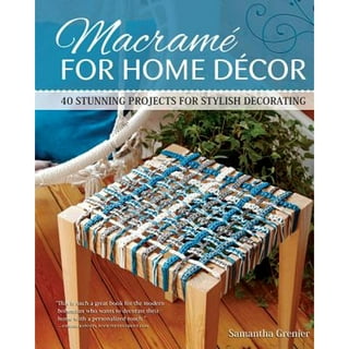 Macramé Wall Hangings: A Project Book by ty's knots, Hardcopy Paperback  Book