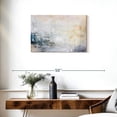 thumbnail image 3 of Elephant Stock Whitewash Wall Art - Horizontal Canvas Wall Art - Living Room Wall Decor - Abstract Canvas - Blue And Gray Decor - 30" x 20", 3 of 8