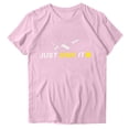 thumbnail image 1 of Blouse à Manches Courtes Imprimée Mode pour Femmes T-Shirt Col Rond Drôle, 1 of 3