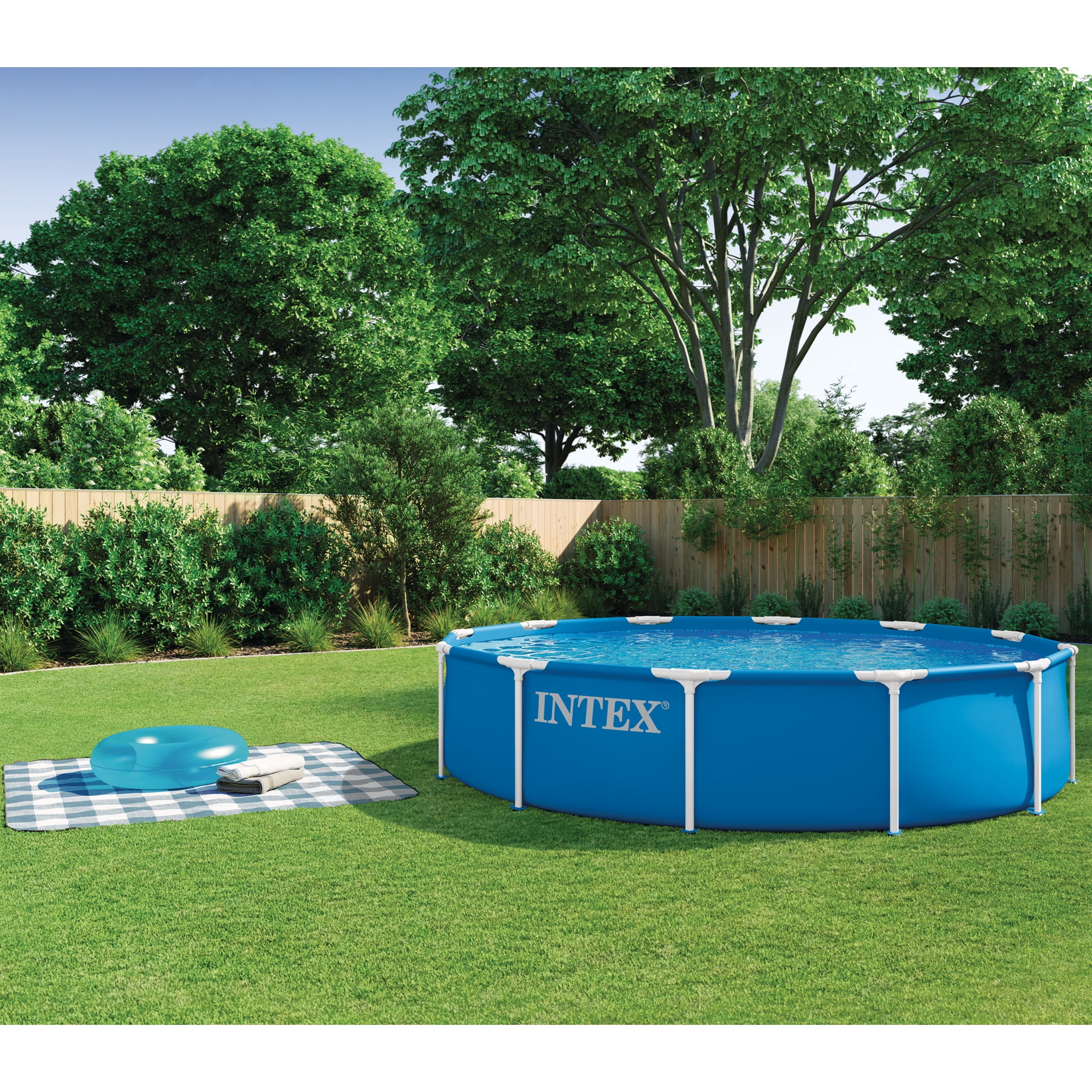 Intex 12Ft X 30In Metal Frame Pool Set