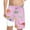 Pink, variant on Hienoo Teen Boys Dinosaur Print Compression Liner Swim Trunks Beach Shorts