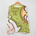 thumbnail image 5 of Adventure Time Women's Pajama Top 3D Digital Print Sleepwear Trendy Crewneck Pullovers Long Sleeve Shirts L, 5 of 8