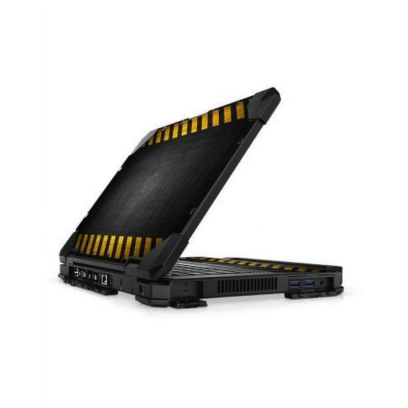 Dell Latitude 14 RUGGED 5420 5424 BLACK CAUTION BORDER Laptop Skin