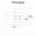 thumbnail image 4 of PYA-224C-PC-WH Dainolite Priya - 4 Light 3-Tier Pendant In Contemporary Style-14 Inches Tall and 22 Inches Wide-Polished Chrome Finish-White Shade, 4 of 11