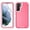 Pink/White, variant on Samsung Galaxy S22 Heavy Duty Defender Rugged Belt Clip Holster Case with Clip - Pink/White
