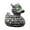 Type B, variant on Happydeer Devil Skull Duck Figurine Gothic Punk Halloween Duck Ornament Resin Demon Duck Statue with Glowing Green Eyes for Desktop Car Decoration (Type B)