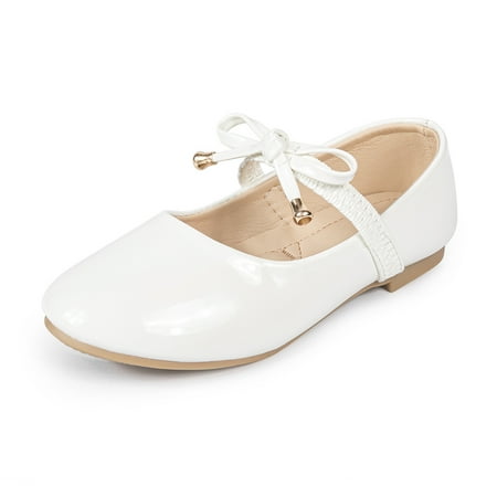 

Girls Cute Reflective Mary Jane Flats With Bow Strap Non-slip Soft Sole Flats Hook And Loop Fastener Princess Shoes For Party Performance