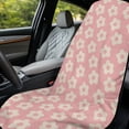 thumbnail image 3 of Xixirimido Sweating Car Seat Cover for Post Gym Workout, Running, Swimming, Beach Universal Fit Non-Slip Towel Bucket Seat Protector for Cars SUV Trucks, Pink Plumeria Flower, 3 of 8