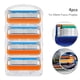 thumbnail image 4 of 80 Uds. Accesorios Afeitadora Repuesto Duraderos Con Cuchilla 5 Capas para Hombres () Naranja, 4 of 5