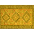 thumbnail image 1 of Ahgly Company Indoor Rectangle Oriental Yellow Traditional Area Rugs, 7' x 10', 1 of 4