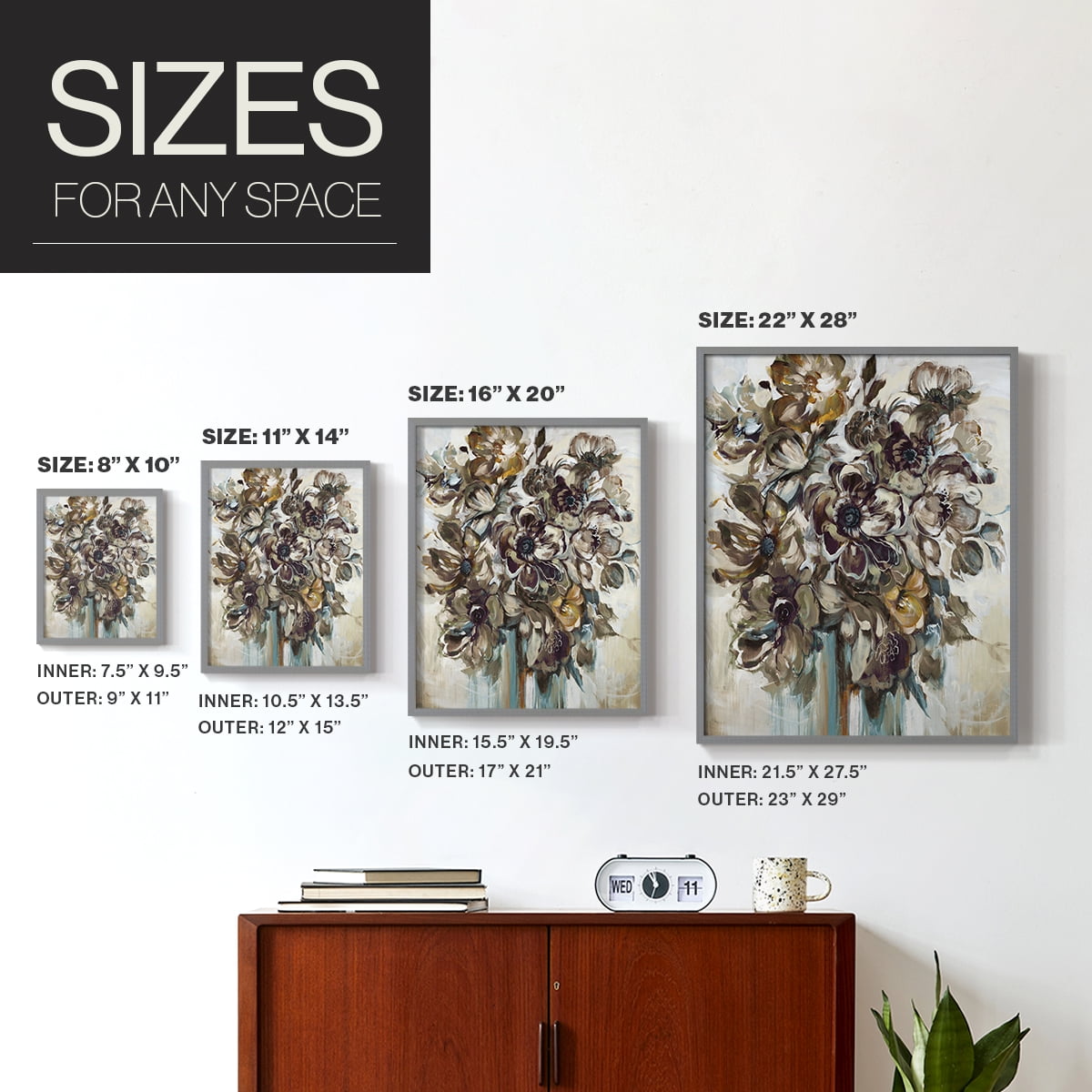 Wild At Heart VI Framed Print in Gray Solid Wood 8 x 10 Framed Print
