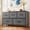 Gray, variant on Ethovia 5-Drawer Fabric Storage Dresser, Sturdy Steel Frame with Wooden Tabletop, Wide Foldable Bins, Perfect for Bedroom, Hallway, and Entryway, White