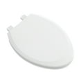 Mainstays Elongated Plastic Toilet Seat with Soft Close and Easy off in