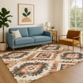 thumbnail image 7 of Addison Rugs Mayfield Premium Machine Washable Transitional Aztec Terracotta Rectangle Rug, 10' x 14', 7 of 7