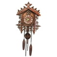 thumbnail image 2 of Tnarru Wooden Cuckoo Clock, Cuckoo Clock, Wall Clock, Children's Room Clock, Clockwork , Wooden 2, 2 of 8