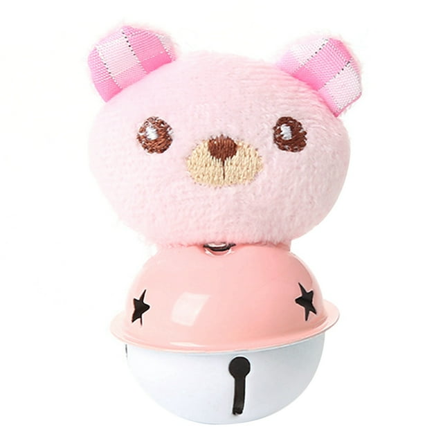 Cat Bell Toy Funny Animal Shaped Plush Cute Cat Chase Toy Cat Interactive Toy