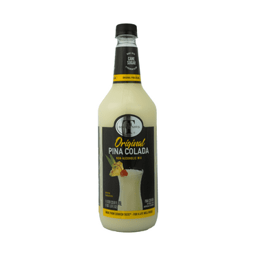 Mr & Mrs T Pina Colada Non- Alcoholic Mix, 1 L, Made with Cane Sugar, Shelf Stable, Plastic Bottle