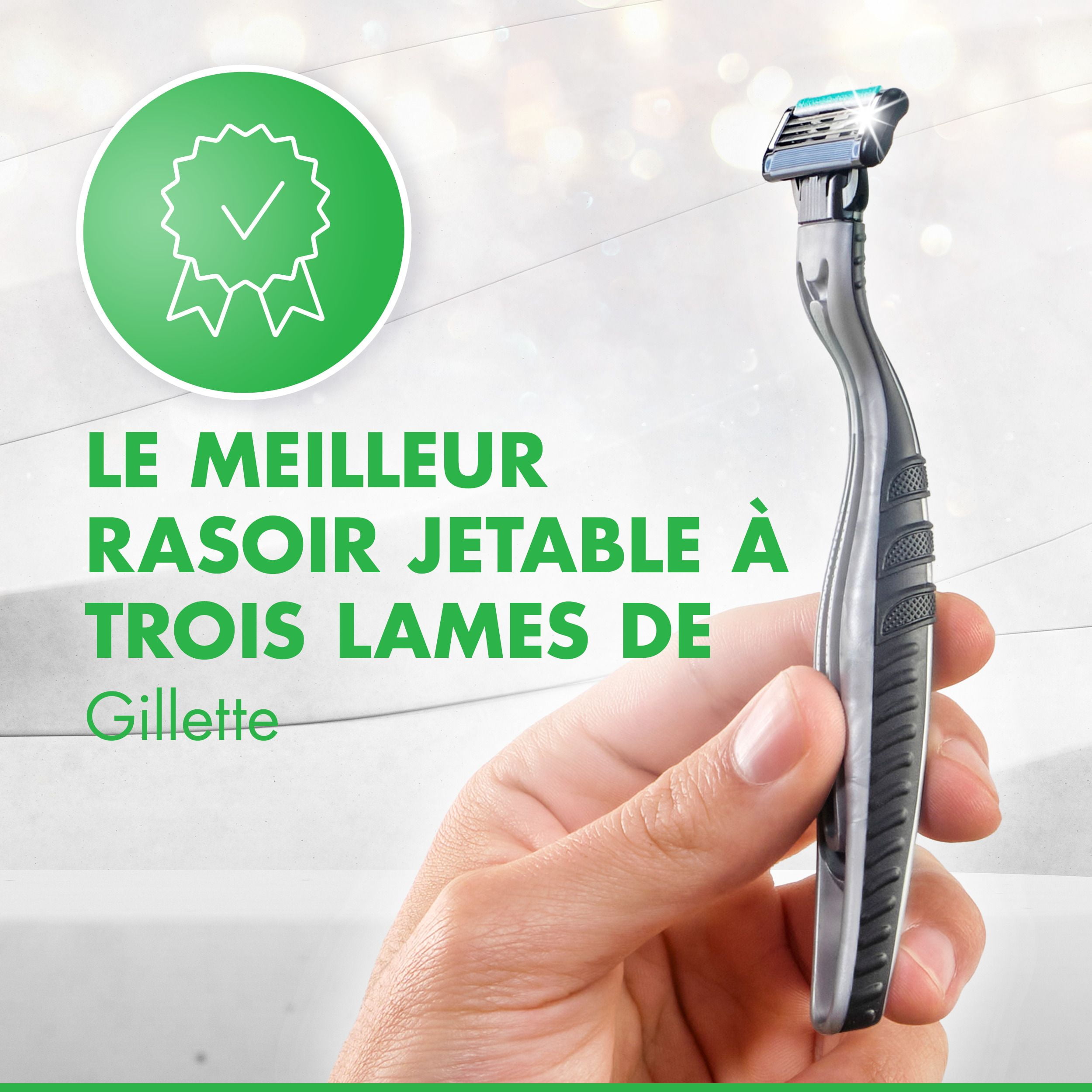 Gillette Mach3 Sensitive Men’s Disposable Razors, 7CT