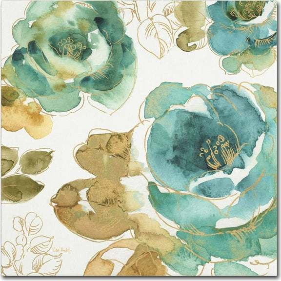 Trademark Fine Art "My Greenhouse Roses III" Canvas Art by Lisa Audit