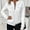 A_White#13, variant on Yteetum Women's Half Zip Sweatshirts Long Sleeve Quarter Zip Crewneck Pullover Sweatshirt Fall Winter Casual Solid Textured Hoodless Sweatshirt
