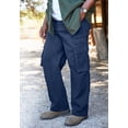 thumbnail image 4 of Boulder Creek by KingSize Men's Big & Tall Ranger Side-Elastic Stacked Cargo Pocket Pants, 4 of 5