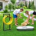 thumbnail image 3 of ATR ART to REAL Garden Hose Holder, Detachable Water Hose Holders Stand,for Outside Yard Lawn Farm,Black, 3 of 12