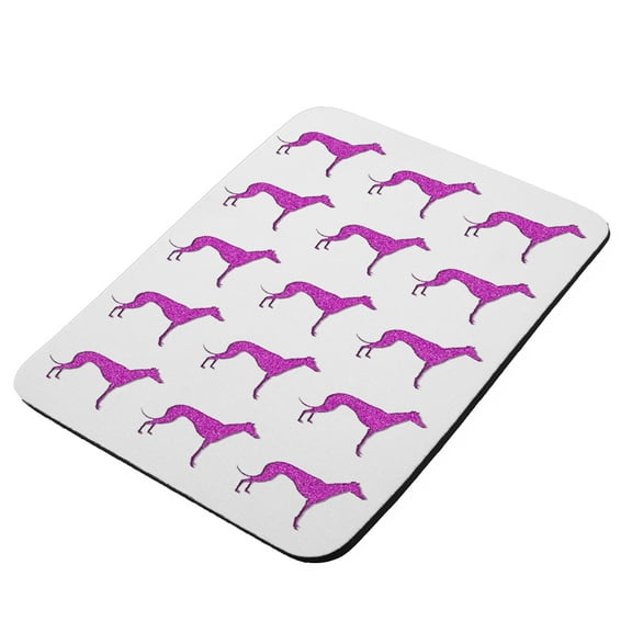 Greyhound Pink - KuzmarK Mousepad / Hot Pad / Trivet
