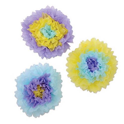 Flores de tejido (paquete de 12) The Beistle Company 52214