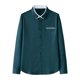 thumbnail image 1 of pstuiky camisas de manga larga para hombre, Camisa tipo cárdigan de manga larga con solapa y botones con estampado a cuadros informal para hombre. top de hombre xl, 1 of 6