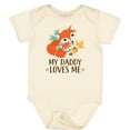 thumbnail image 3 of Inktastic Daddy Loves Me Woodland Fox Boys or Girls Baby Bodysuit, 3 of 5