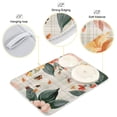 thumbnail image 4 of Flowers and Insects Dish Drying Mat for Kitchen Counter 16x18 In Absorbent Microfiber Reversible Mats Dish Drainer Protector Rack Pad for Coffee Bar Table, 4 of 7