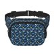 thumbnail image 1 of Fotbe Sea Turtle Cangurera Cuadrada con Estampado de Doble Capa, Bolsa de Cintura Ajustable Mini para Hombres y Mujeres, 1 of 9