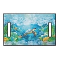 thumbnail image 3 of Jeiento Blue Sea Turtle Golf Cart Seat Covers Comfortable Golf Cart Seat Blanket Covers Golf Cart Seat Towel Accessory Fits Most Club Cars Golf Carts, 3 of 5