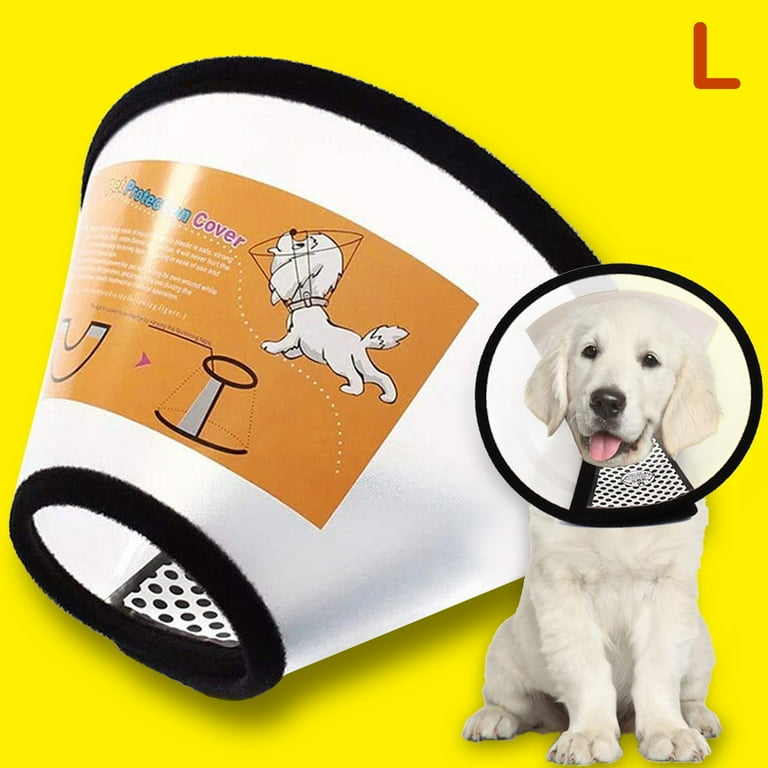 MYEBIUAI Soft Dog Cone Collar, Adjustable Recovery Neck Cone for
