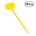 thumbnail image 5 of Raindrops 10pcs Waterproof Plant Labels Nursery Garden Tags Markers Garden Insert Tag Re-usable Plant Labels Size L (Yellow), 5 of 7