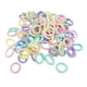 thumbnail image 4 of 100x Lazos elásticos para el cabello Sombreros multicolores Peinado para el cabello Regalo de cumpleaños Titulares de suaves, 4 of 9
