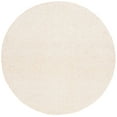 thumbnail image 2 of SAFAVIEH Abstract Ethelyn Solid Area Rug, Ivory/Beige, 6' x 6' Round, 2 of 10