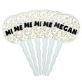 thumbnail image 1 of Megan Cupcake Picks Toppers - Set of 6 - Mutlicolored Speckles, 1 of 1