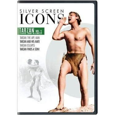 Silver Screen Icons: Tarzan Vol. 1 Starring Johnny Weissmuller (DVD)