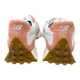 thumbnail image 4 of New Balance Men’s 327 Casual Sneaker White/Paradise Pink MS327PN Size 14, 4 of 5