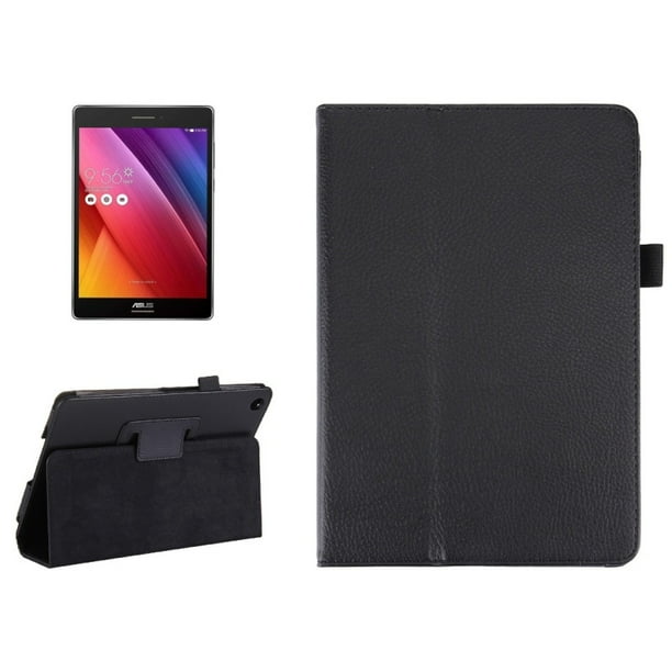 Amzer Texture Horizontal Flip Leather Case With Holder Black For Asus Zenpad 3 8 0 Z581kl Black Walmart Com Walmart Com