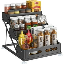 Coffee Station Organizer Wood Countertop Accessories Organizer with Removable Dividers for Pods Condiment Syrup Tea Cups Stirrers