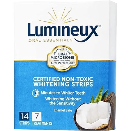 Lumineux Teeth Whitening Strips 7 Treatments - Enamel Safe - exp: 2/25