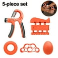 thumbnail image 1 of Grip Strength Trainer Kit (5 Pack), Hand Grip Strengthener Kit, Hand Strengthener & Grip Strength Kit - Hand Exerciser Grip Strengthener Kit, Grip Trainer & Hand Grips for Strength with Carry Bag, 1 of 5