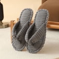 thumbnail image 2 of CAIVO Women Indoor Thong Slippers Soft Sandals Non- Comfortable Summer Home Footwear Flip-flops House Shoes, 2 of 4