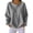 Grey, variant on Womens Waffle Texture Casual Top, Long Sleeve Crew Neck Pullover Blouse for Women, Lightweight Flowing Fabric Solid Color Long Sleeve Tops Women for Fall Business Casual and Everyday Wear Black
