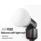 thumbnail image 4 of Silicone Soft Light Ball for Godox V1 Flash Special Soft Light, 4 of 5