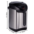 thumbnail image 2 of 3L Hot Water Dispenser with 4 Temperature Settings, 680W Fast Heating, 304 Stainless Steel, Child Lock, 360° Base for Tea Coffee Milk, 2 of 10