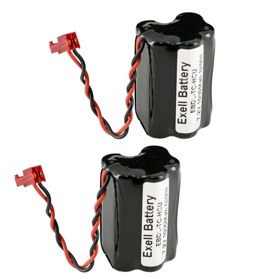 2x 7.2V NiMH 1000mAh Battery Pack Fits TimeLox TC HCU Communication Unit
