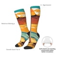 thumbnail image 4 of Balery Vintage Beach Sunset Calcetines novedosos Calcetines deportivos Calcetines hasta la rodilla Calcetines de algodón Calcetines originales y geniales, 4 of 6